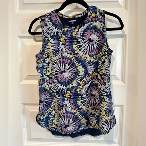 Lands' End Women's Tie-Dye Tank Top - EUC